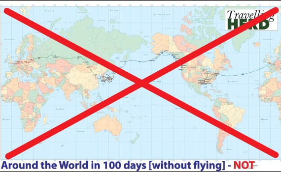 DISASTER – No more Round the World without flying