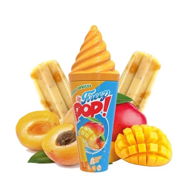 POP MANGO APRICOT 0MG 50ML - FREEZ POP BY VAPE MAKER