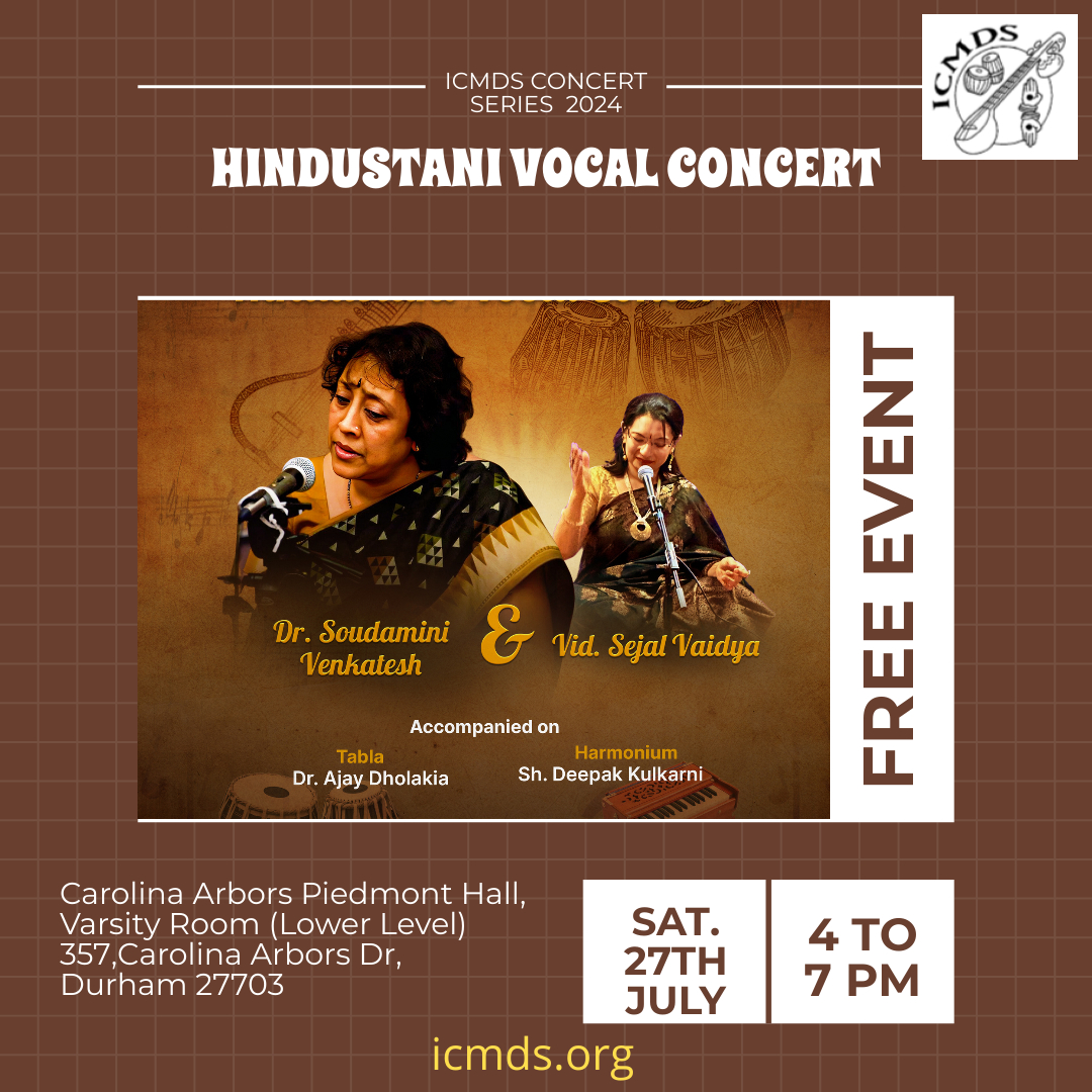 Hindustani Vocal Concert: Soudamini Venkatesh, Sejal Vaidya