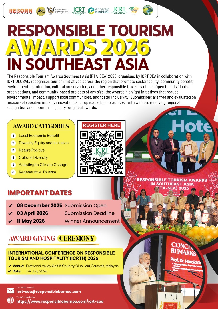 ICRTH 2026 Conference On Responsible Tourism And Rtasea2026 Poster 