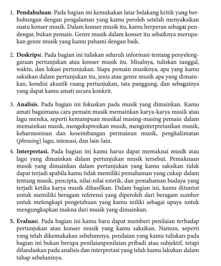 Contoh kritik musik dalam tahap analisis formal. Tugasnya Yaitu Amatilah Suatu Pertunjukan Konser Musik Yang Kamu Pahami Lewat Internet Youtube Brainly Co Id