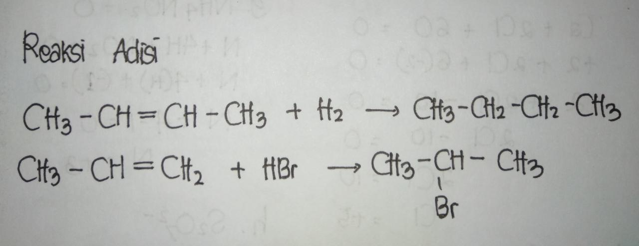 salah satu jenis reaksi senyawa karbon adalah reaksi adisi.diantara  persamaan reaksi berikut yang - Brainly.co.id