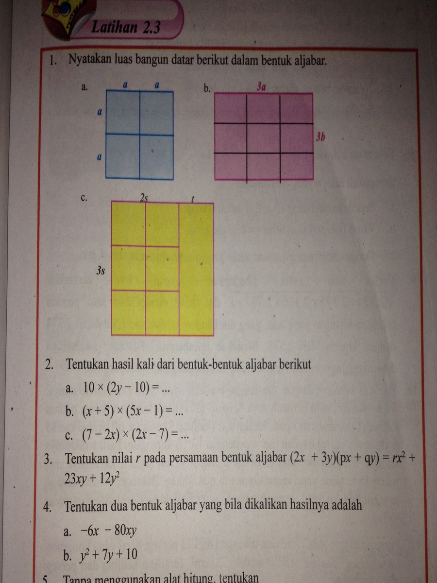 Tentukan Nilai R Pada Persamaan Bentuk Aljabar 2x 3y Px Qy Rx2 23xy 12y2 Brainly Co Id Dengan terbitnya e-book Siap OSN Matematika SMP 2015 ini penulis ingin mengucapkan terimakasih kepada.