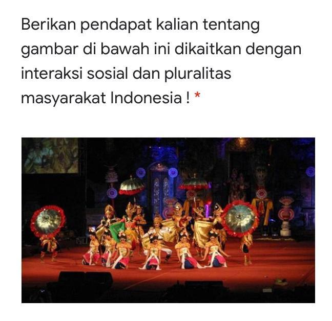 pendapat kalian tentang gambar di bawah ini dikaitkan dengan interaksi  sosial dan pluralitas - Brainly.co.id