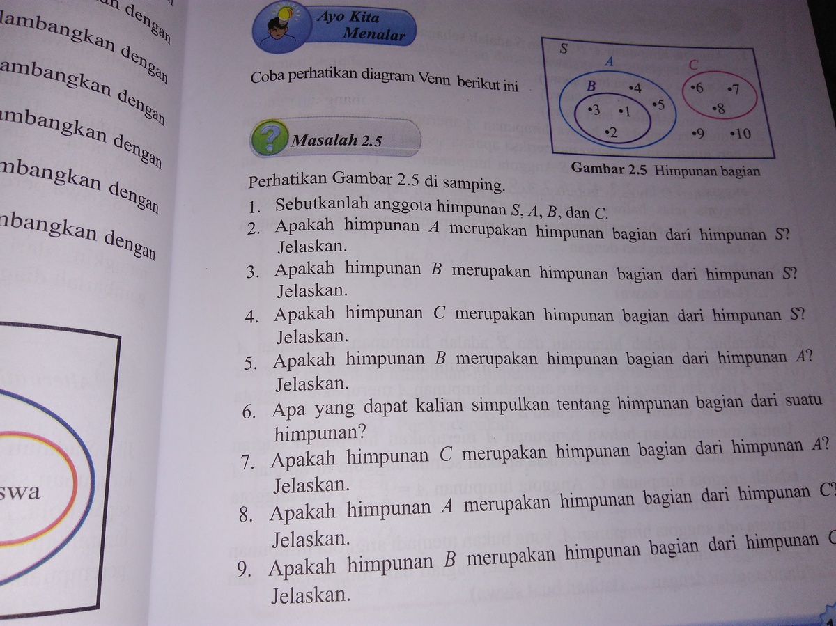 Tolong min bantu bsk di kumpul ayo kita menalar hal 152 153 matematika kelas 8 brainly co id kunci jawaban ayo belajar menalar matematika kelas 5kunci jawaban ayo kita menalar. Kunci Jawaban Ayo Kita Menalar Masnurul