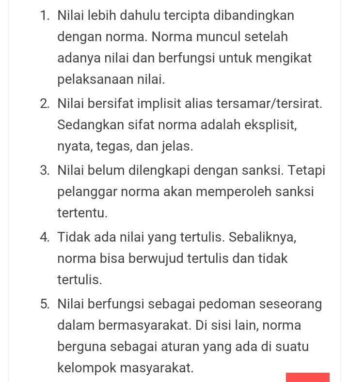 Bercorak sosial menyatakan bahwa nilai. Apa Perbedaan Nilai Dan Norma Sosial Brainly Co Id