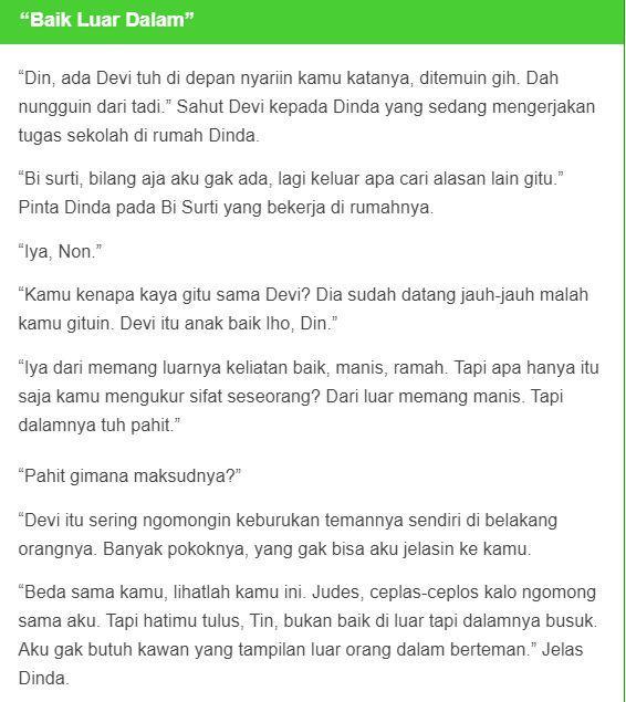 Berbagaireviews.com doc) 4 contoh cerpen beserta unsur intrinsik dan. Tolong Bantu Jawab Ini Dari Cerita Baik Luar Dalam Tema Sudut Pandang Setting Tokoh Alur Brainly Co Id