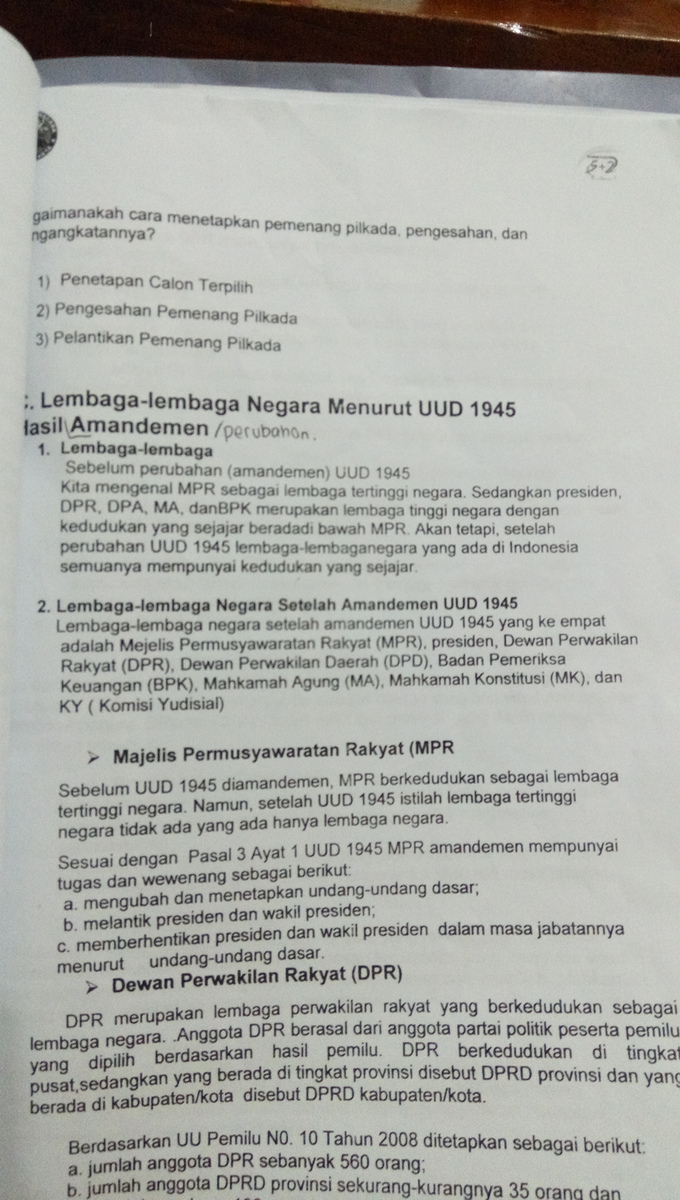  Pembagian Uud 1945 Sebelum Dan Sesudah Amandemen Brainly Co Id