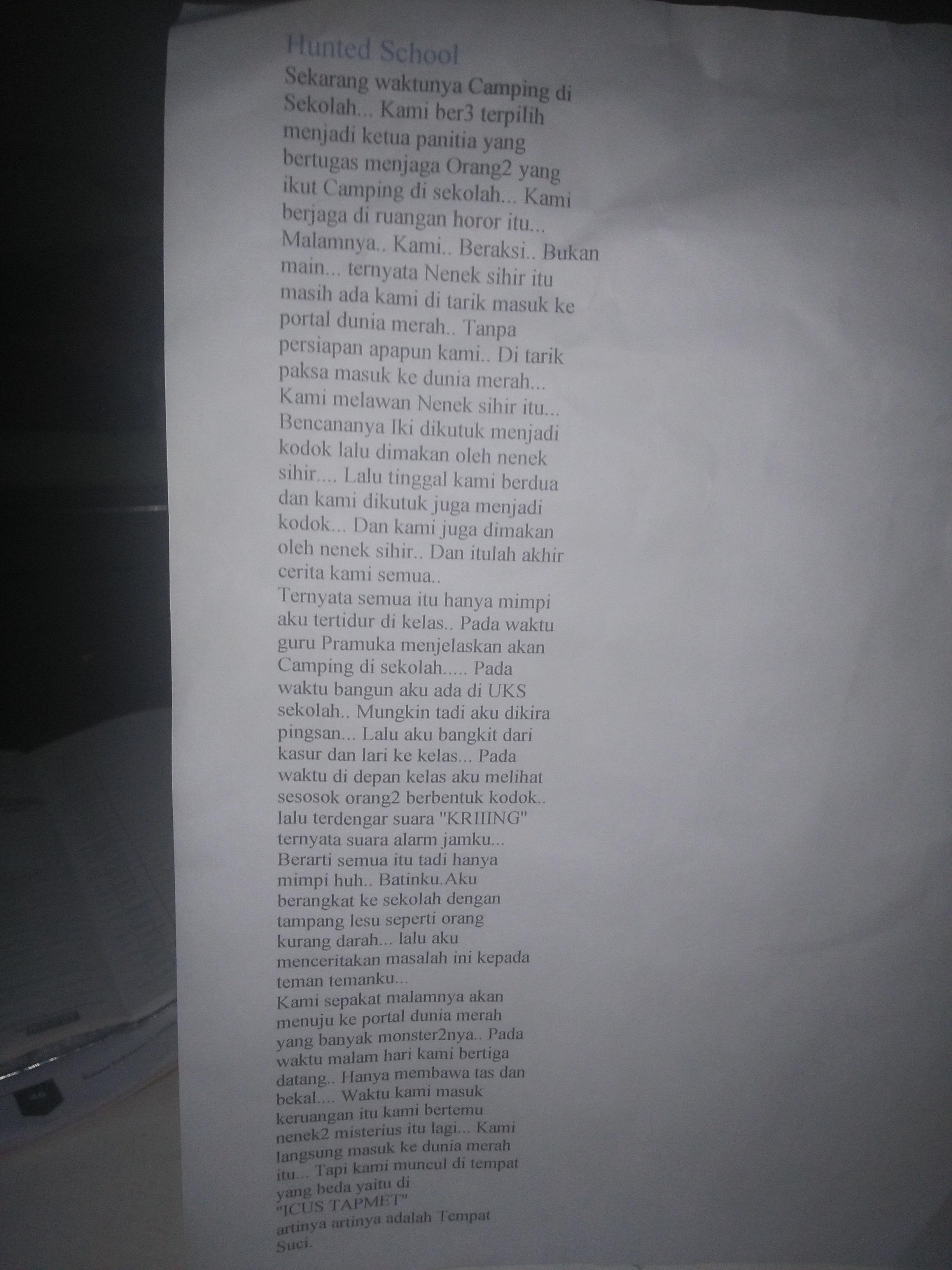 Doc Contoh Kalimat Orientasi Andika Pratama Academia Edu 