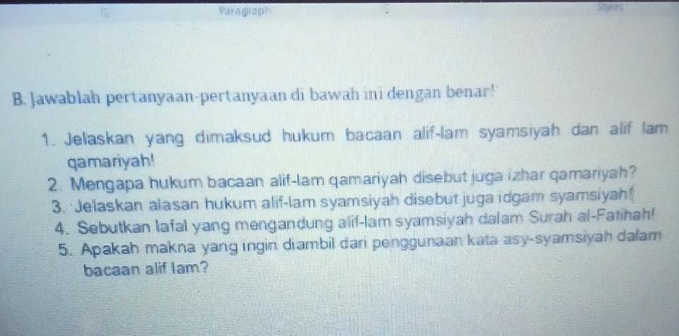 Tajwīd (تجويد) secara harfiah bermakna melakukan sesuatu dengan baik, dan indah atau bagus dan membaguskan. 1 Jelaskan Yang Dimaksud Hukum Bacaan Alam Syamsiyah Dan Alif Lamgamarryall2 Mengapa Hukum Bacaan Brainly Co Id