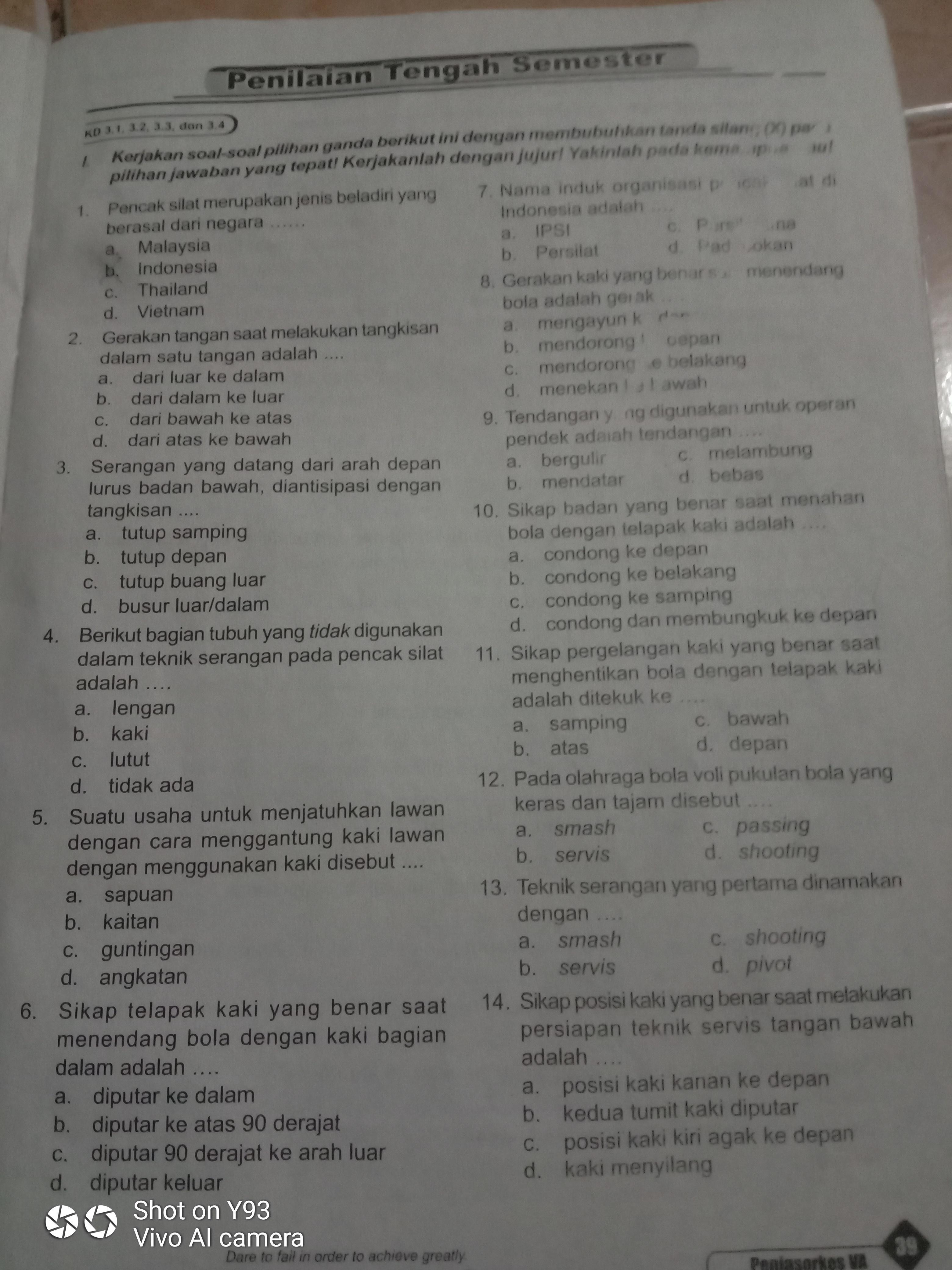 Mari kita tinkatkan wawasan dan ilmu pengetahuan untuk mencerdaskan dunia pendidikan indonesia. Tolong Besok Dikumpulin Ples Pelajaran Pjok Kelas 5 Sd Brainly Co Id