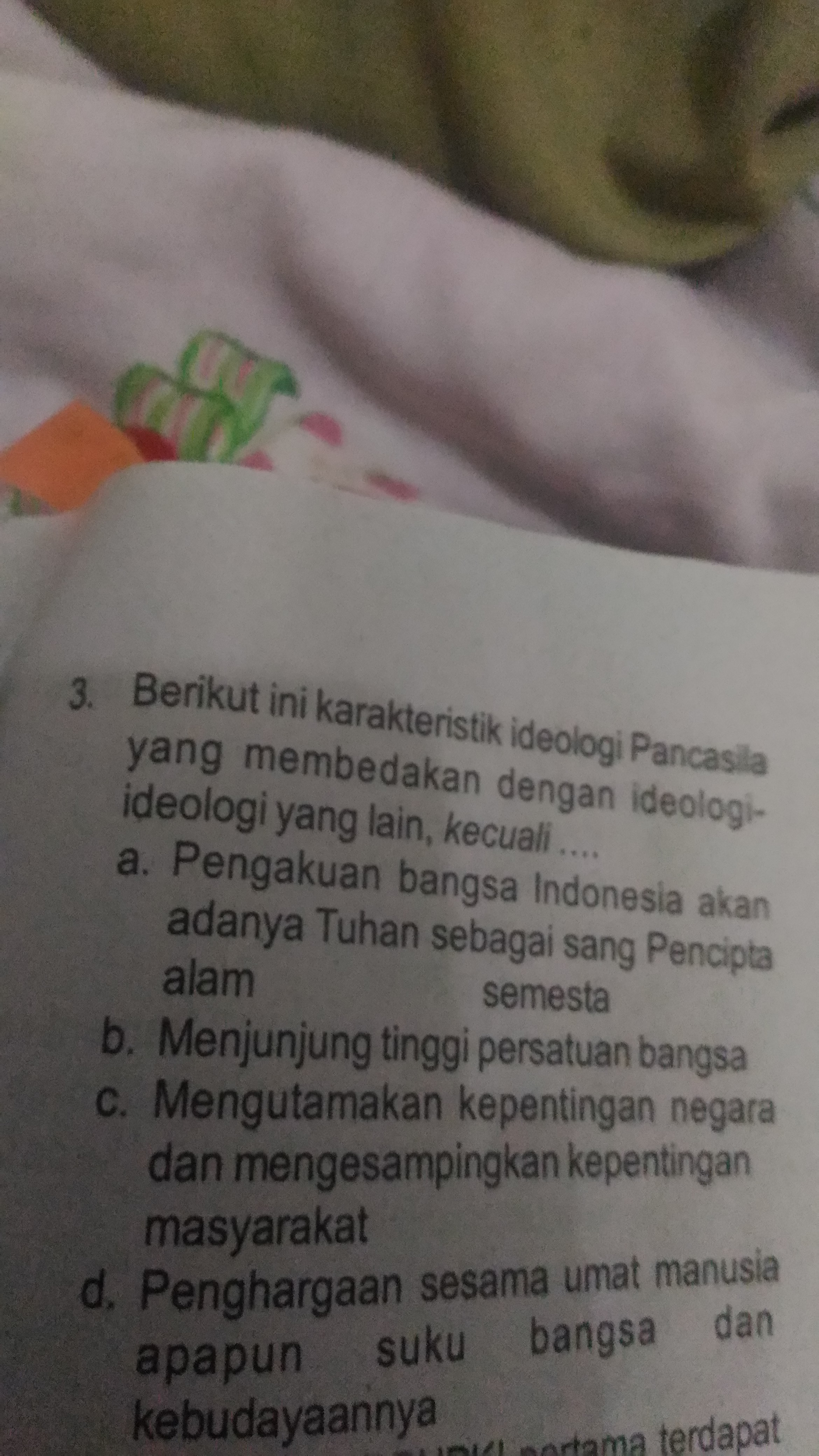 Selain itu, peran lain yang dimiliki oleh ideologi adalah sebagai alat. Berikut Ini Karakteristik Ideologi Pancasila Yang Membedakan Dengan Ideologi Yang Lain Kecuali Brainly Co Id