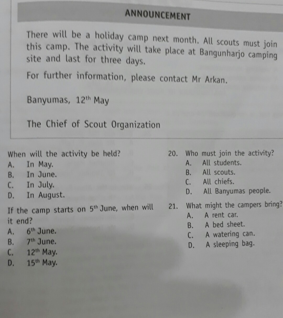 Latihan Soal Dan Pembahasan Teks Announcement Bahasa Inggris Sma Ahzaa Latihan Soal Dan Pembahasan Teks Announcement Bahasa Inggris Sma Ahzaa
