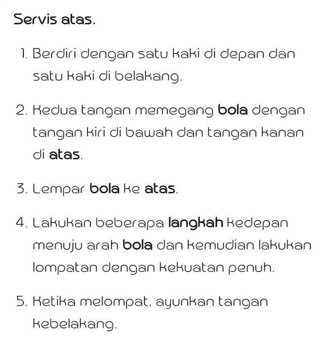 Gerak spesifik yang paling dominan dalam permainan bola basket adalah gerak. Tuliskan Tahap Pembelajaran Gerak Spesifik Servis Atas Pada Permainan Bola Voli Brainly Co Id