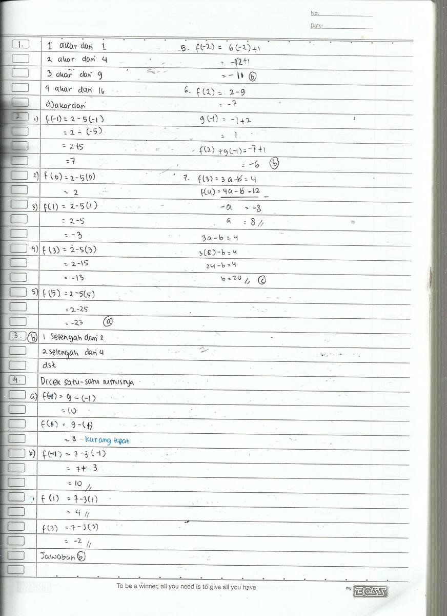Contoh Soal Relasi Fungsi Beserta Jawabannya Brainly Co Id Contoh soal fungsi matematika diskrit beserta jawabannya.