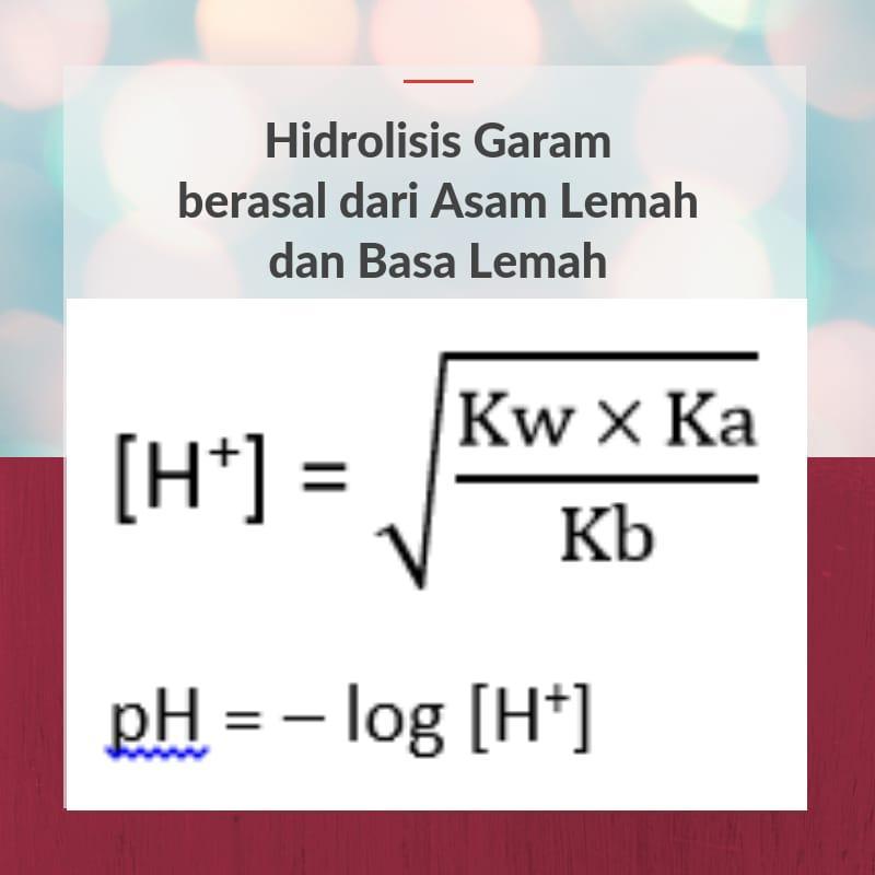 Menghitung Ph Larutan Asam Basa Belajar Itu Memang Asyik Basa yang sedikit menghasilkan ion OH disebut basa lemah.