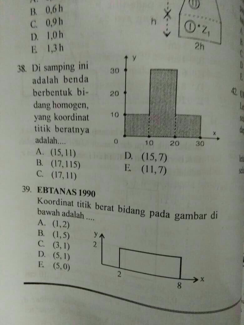 Contoh soal titik berat benda. Bantu Jawab Fisika Kelas Xi Titik Berat Brainly Co Id