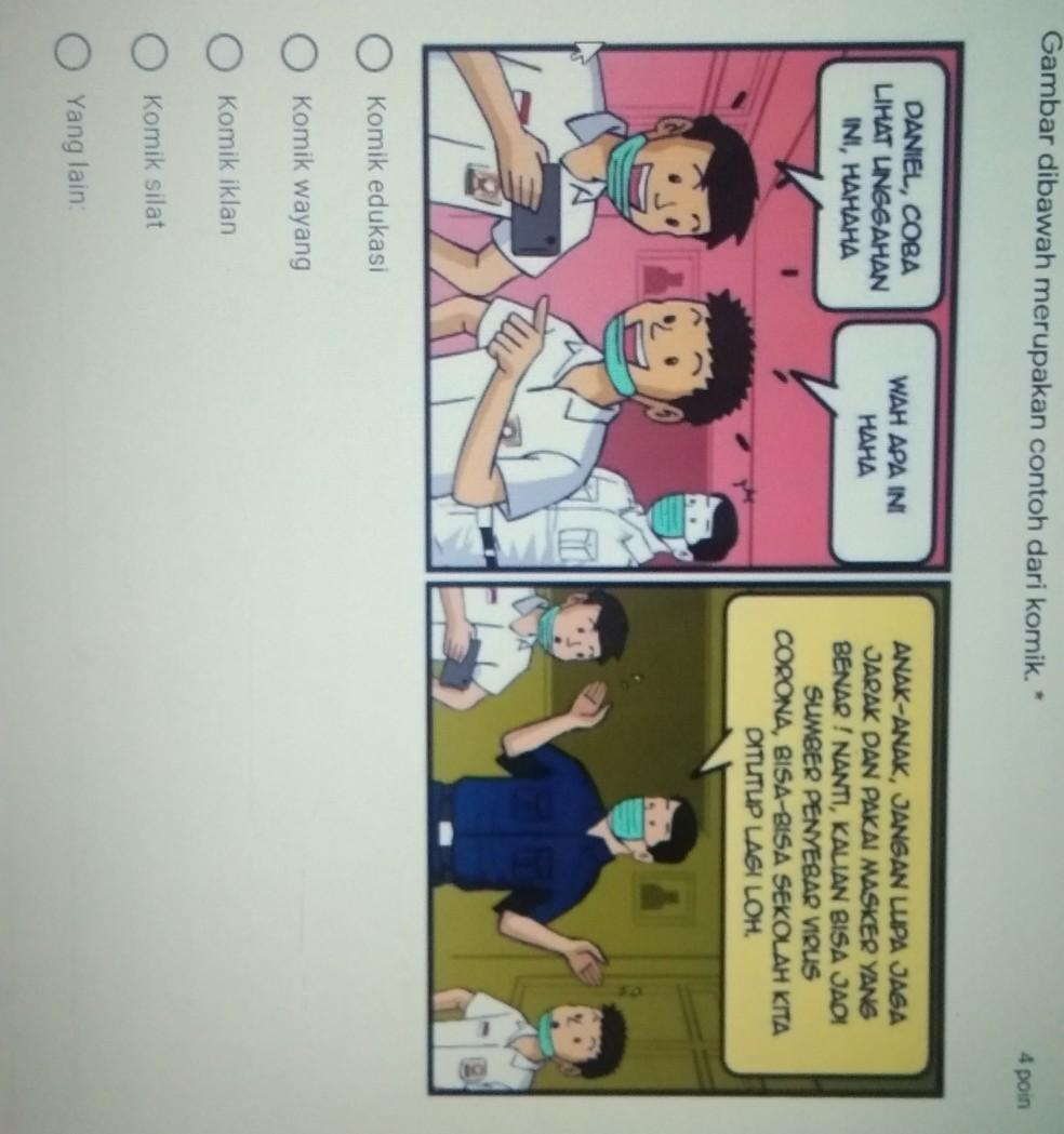 Tabel 2.3 contoh kunci jawaban identifikasi struktur teks anekdot — 64. Gambar Dibawah Merupakan Contoh Dari Komik Brainly Co Id