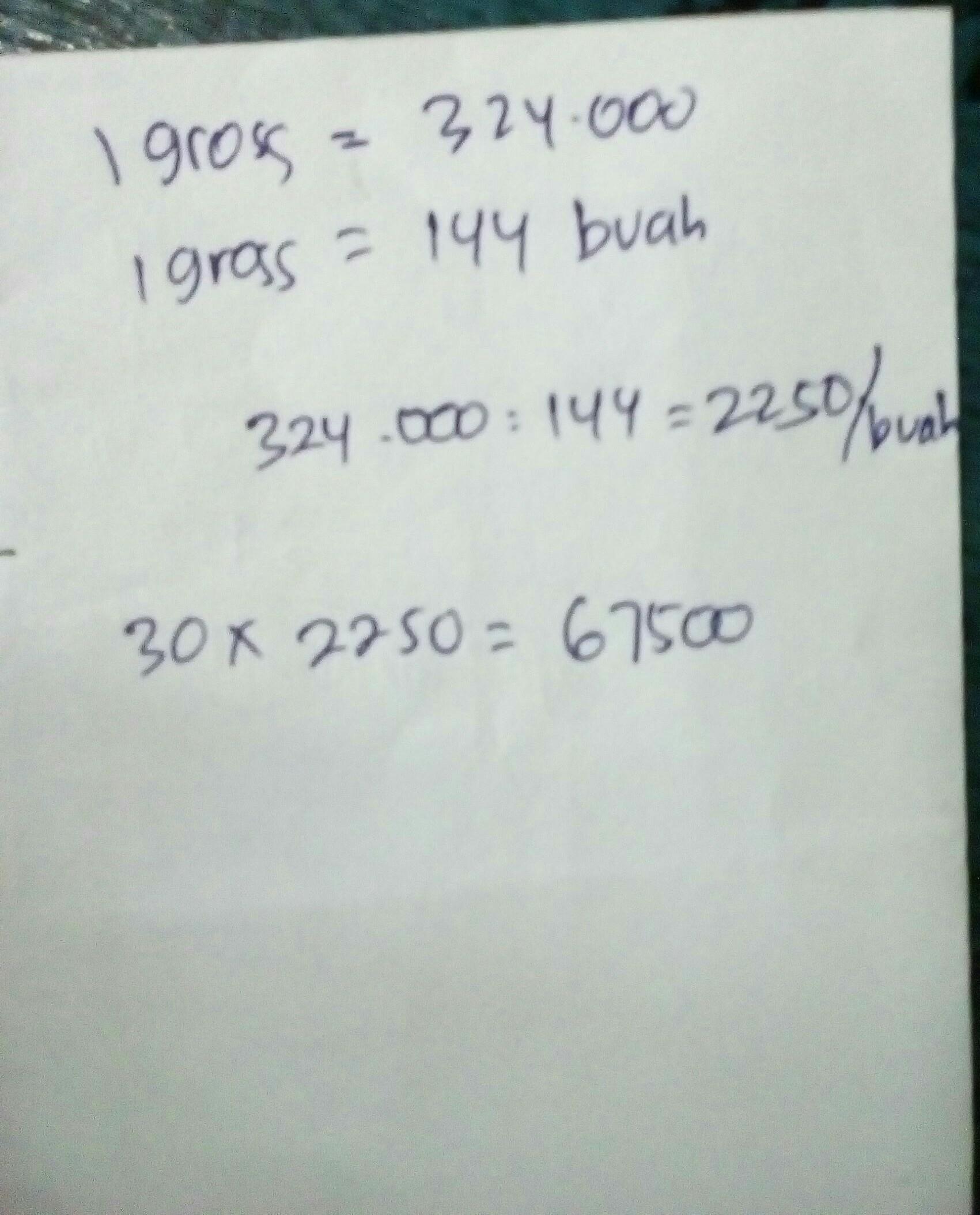(produk sekarang tergantung stok merk tentu dengan kualifikasi yang sama /random sesuai stoknya ). Bu Atin Membeli 1 Gross Sendok Di Tokoh Murah Dengan Harga Rp 324 000 00 Tokoh Tersebut Brainly Co Id