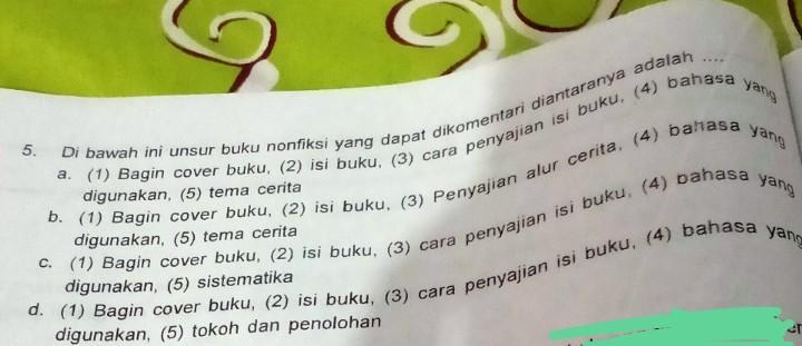 Kbbi edisi v sudah tampak jelas perbedaan antara . Difoto Ini Unsur Buku Non Fiksi Yang Dapat Dikomentari Diantaranya Adalah Brainly Co Id