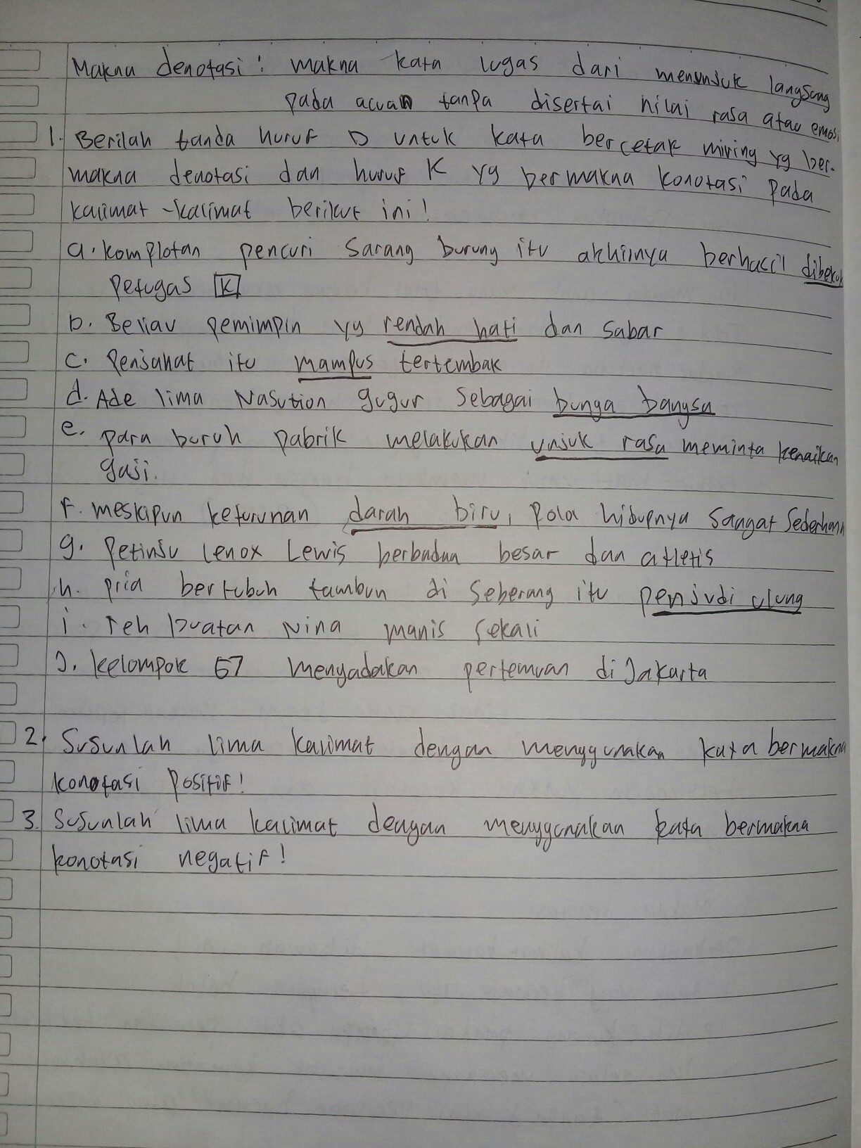 Contoh Kalimat Polisemi Dari Kata Ibu Barisan Contoh 