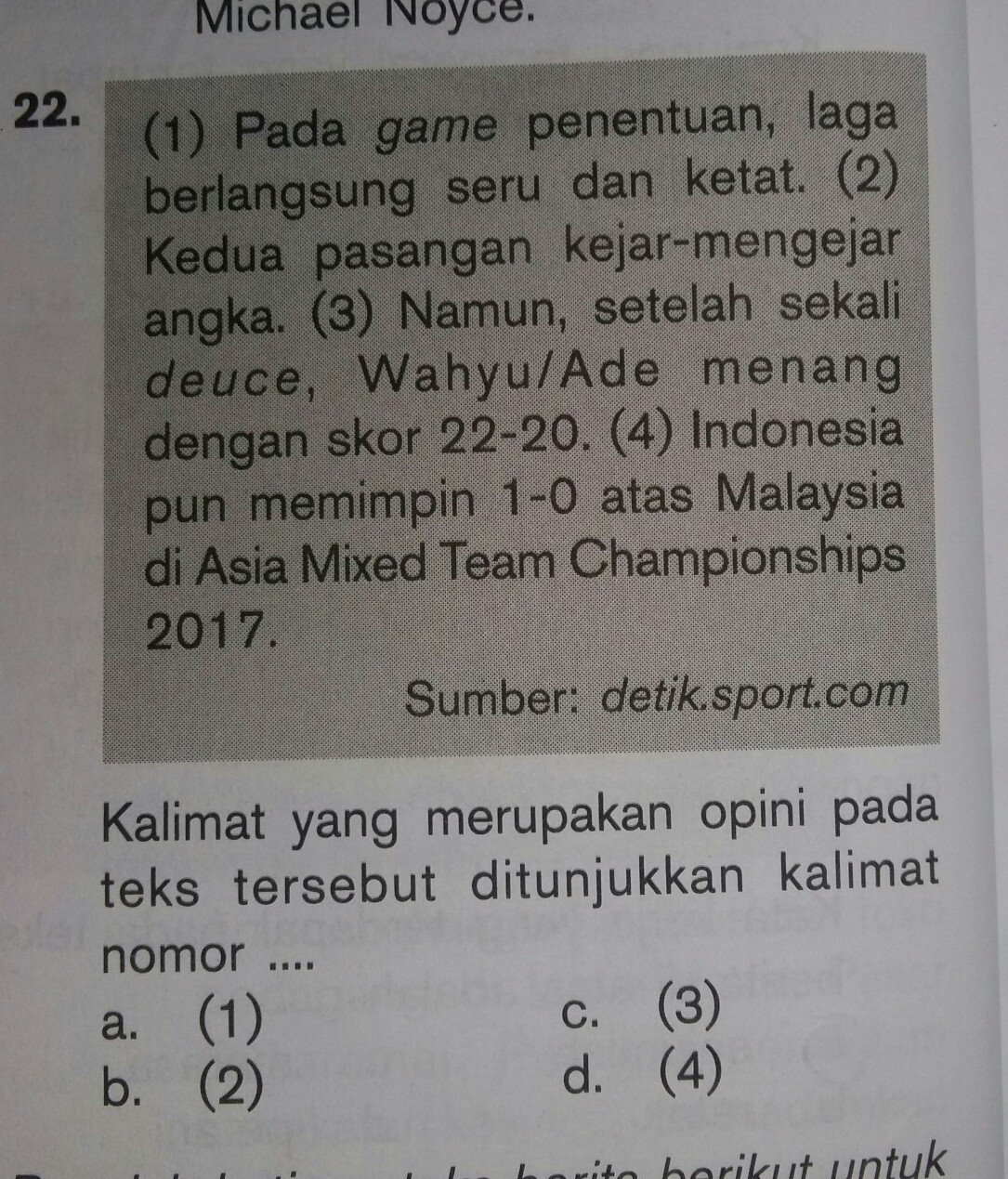 Kata Rujukan Itu Dalam Teks Tersebut Merujuk Pada Kataa Kampungb Tawuranc Kamlingd Penjaga Pos Brainly Co Id Fungsi dari kata rujukan adalah sebagai alternatif dari kata asli yang berkaitan dengan kata sebelumnya untuk mencegah repetisi kata.