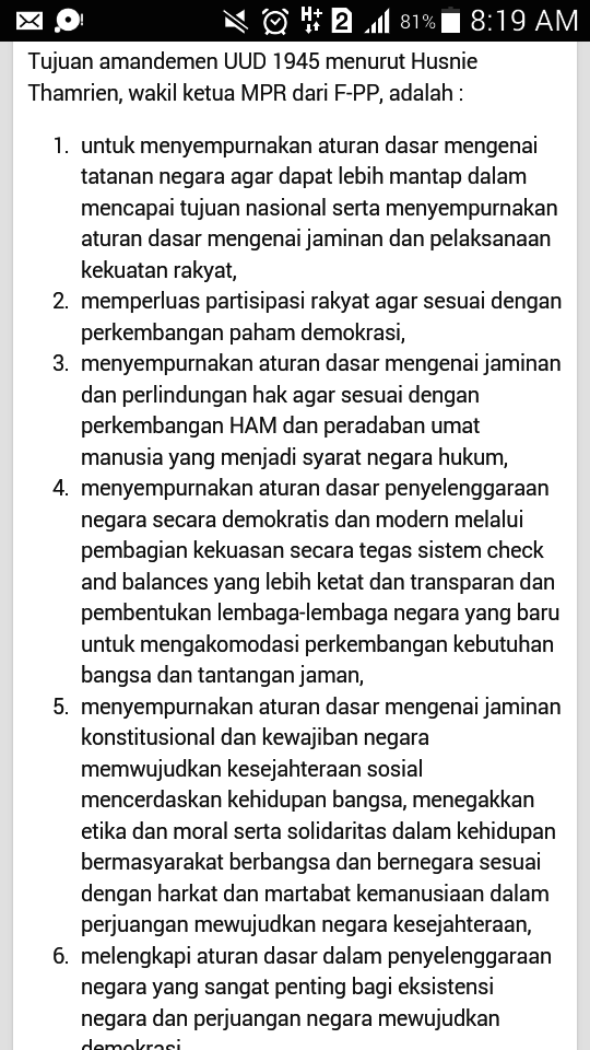  Apa Pengertian Amandemen Uud Nri Tahun 1945 Brainly Co Id