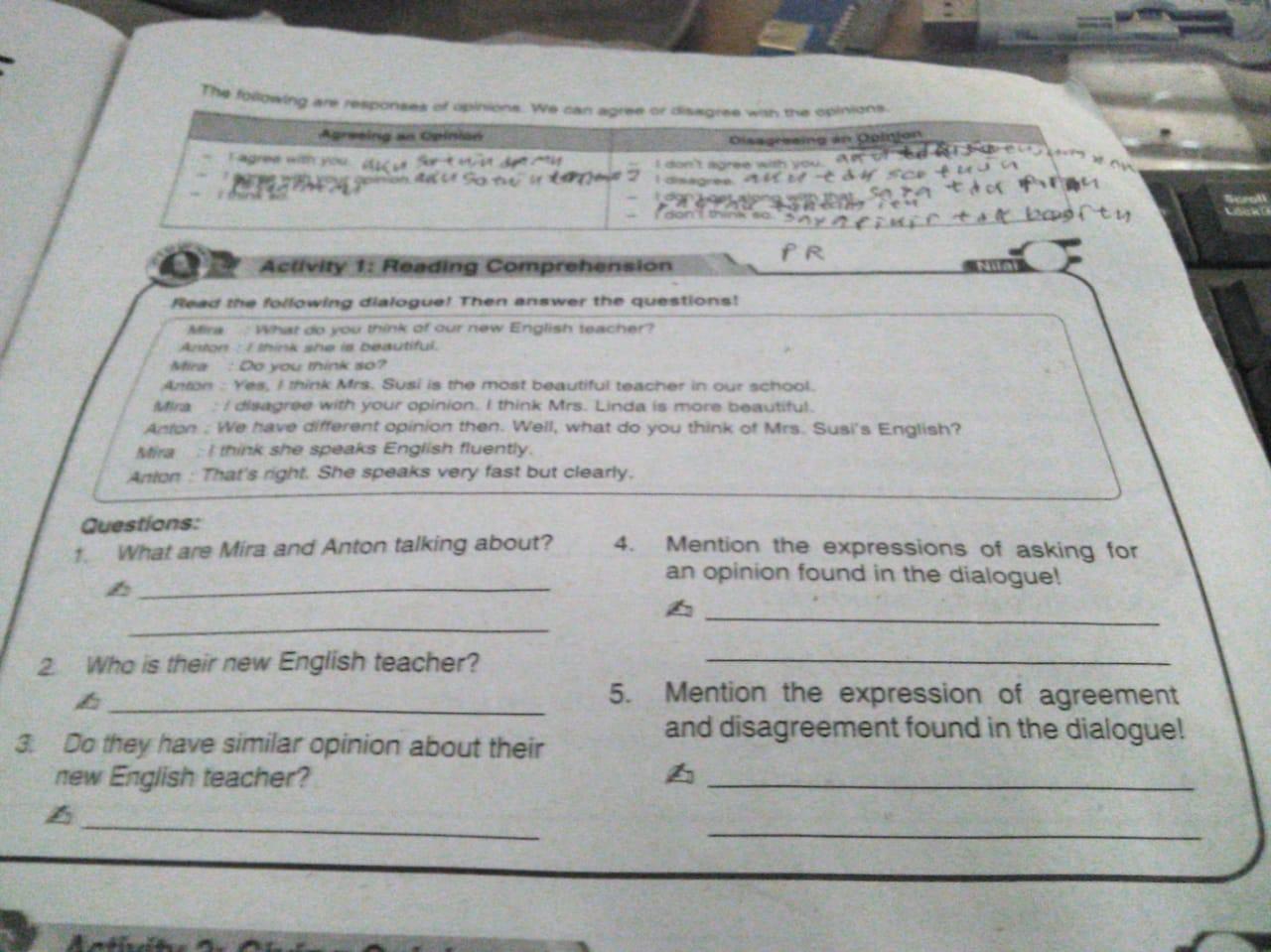 tolong jawab buat hari ini - Brainly.co.id