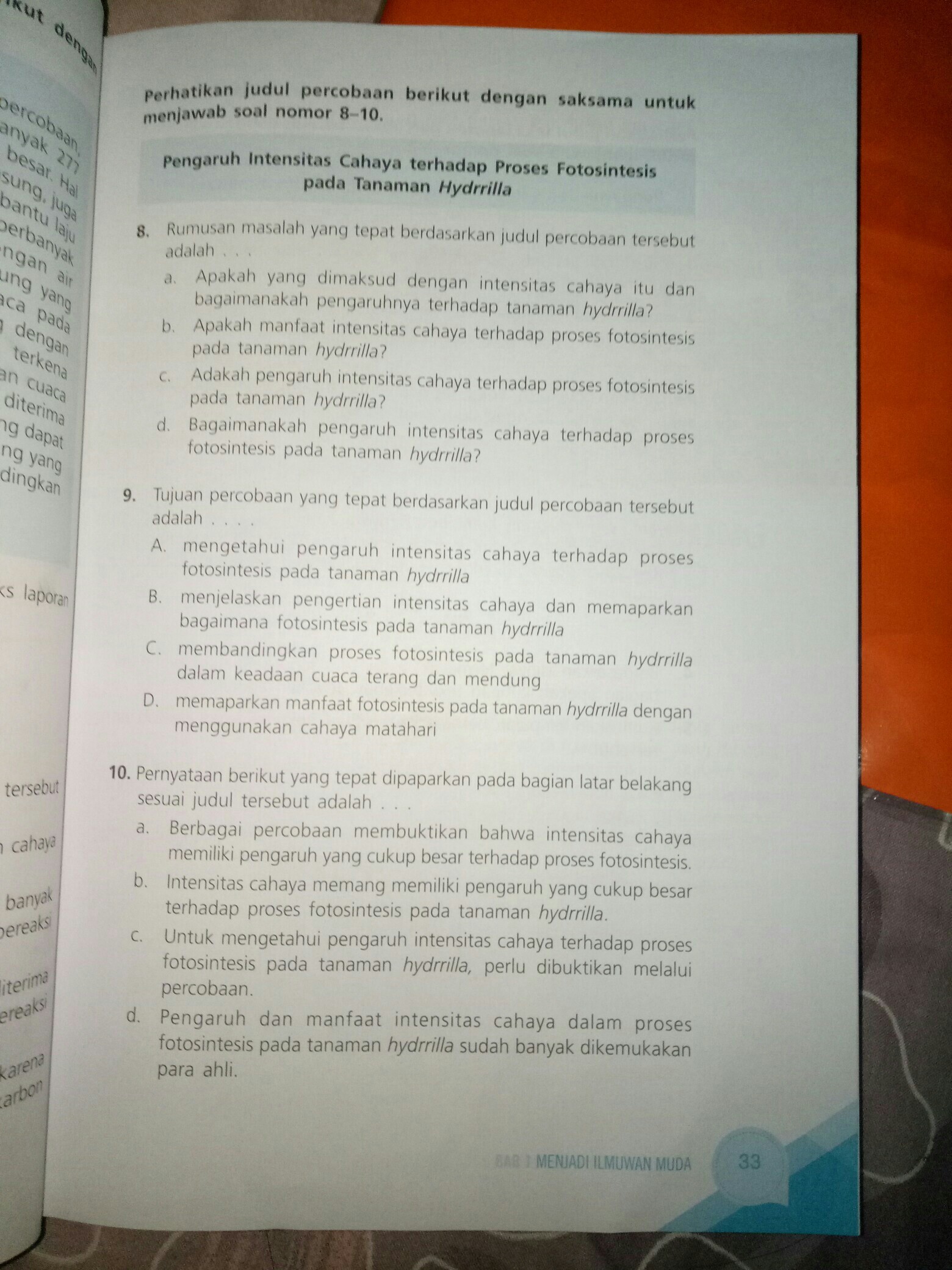 A Apakah Judul Yang Tepat Untuk Percobaan Tersebutb Tentukan Variabel Bebas Dan Variabel Terikat Brainly Co Id Rumusan masalah adalah salah satu elemen terpenting yang menentukan kualitas karya ilmiah baik itu artikel tesis tesis diploma atau laporan penelitian lainnya.