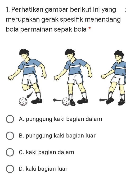 Apa sajakah ketentuan bola yang di gunakan dalam permainan sepak bola? Perhatikan Gambar Berikut Ini Yang Merupakan Gerak Spesifik Menendang Bola Permainan Sepak Bola A Brainly Co Id