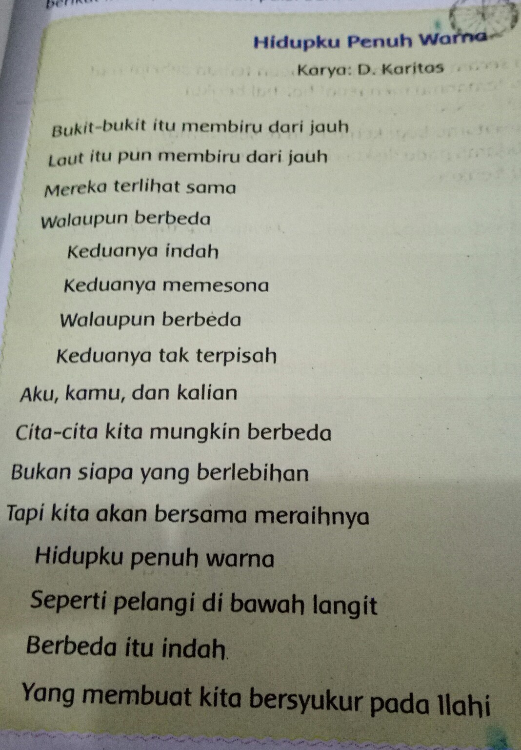 Aaaa, aabb, abab dan abba. Tentukanlah Rima Setiap Bait Pada Puisi Tersebut Brainly Co Id