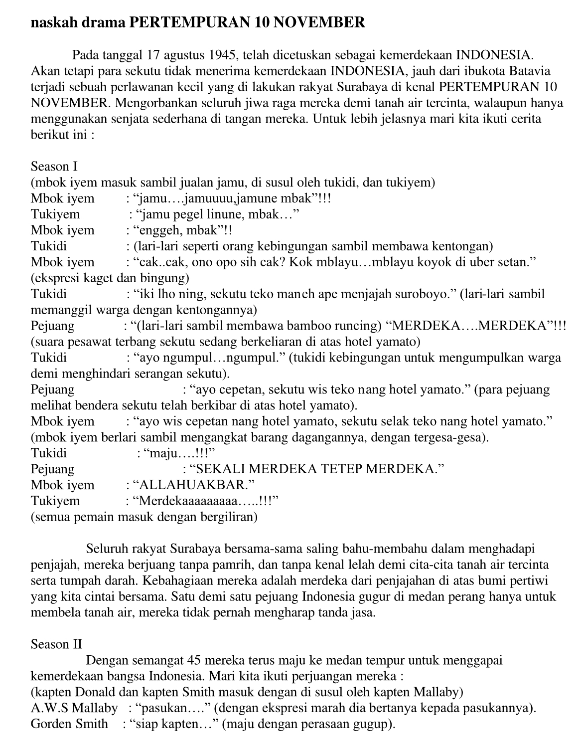 Naskah Drama Komedi Lucu Pdf Contoh Naskah Drama 5 Orang.