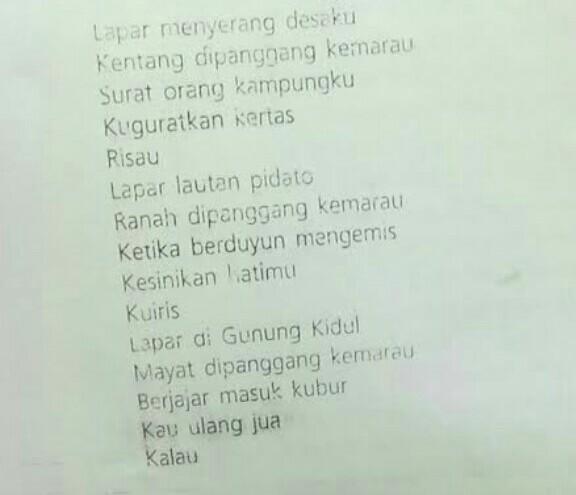Contoh Puisi Dengan Tema Aku Cinta Nkri Wujudkan Persatuan Di Bumi Pertiwi Brainly Co Id Puisi inilah kondisi negeriku indonesia.