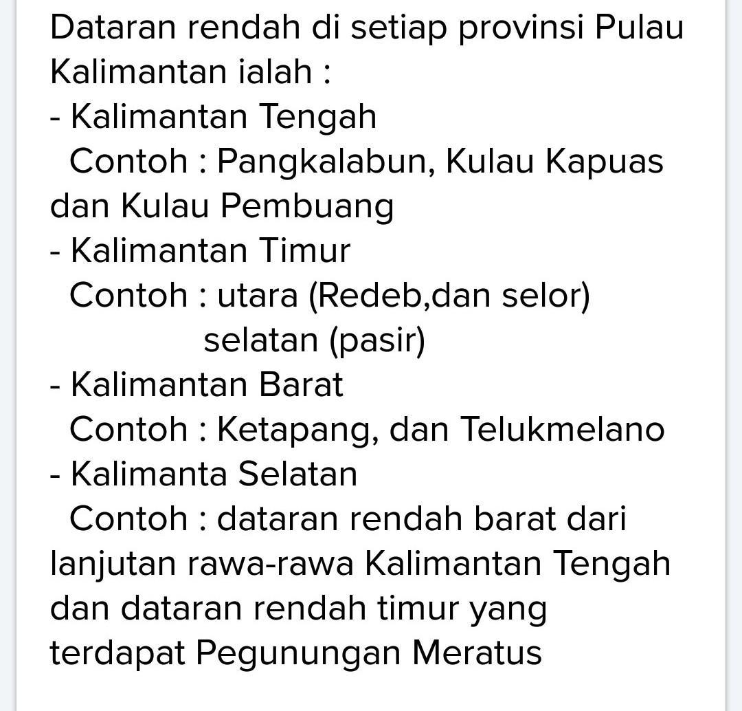 Apa Saja Nama Nama Dataran Rendah Pulau Jawa Brainly Co Id Berikut nama-nama dataran rendah yang ada di pulau sumatera yakni.