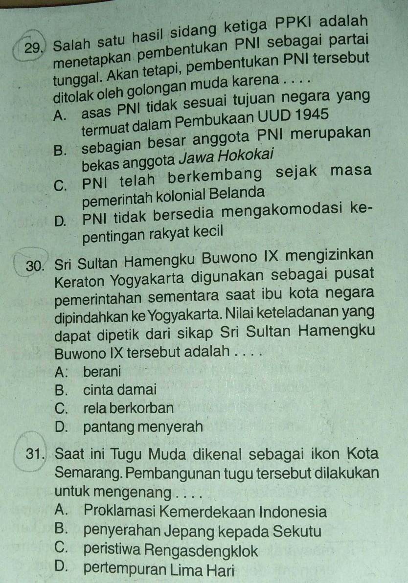 Bangsa indonesia tidak tertarik dengan putera. Tujuan Jawa Hokokai Brainly