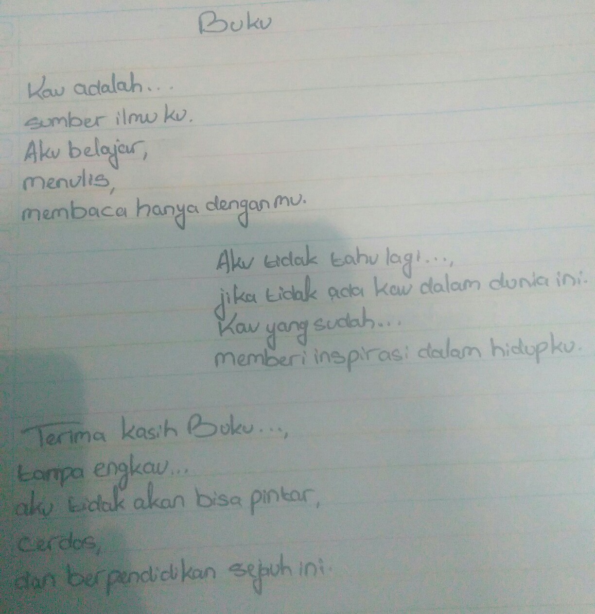 Esai, puisi, naskah drama, cerpen, musik puisi, quote, transkrip maiyahan, dan wawancara. Tolong Buatlah Puisi Dengan Tema Buku Brainly Co Id