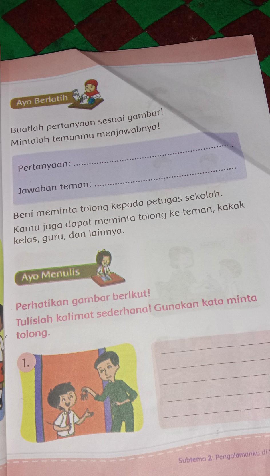 Lengkap Kunci Jawaban Tematik Kelas 2 Tema 5 Subtema 2 Pembelajaran 3 Simple News Kunci Jawaban Lengkap Terbaru 