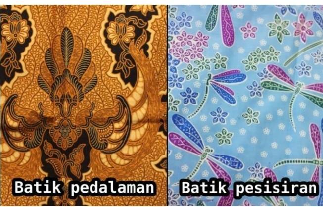 Pesisir alias daerah yang berada di dekat laut dan pantai, menjadi tempat masuknya berbagai budaya dari luar pulau. Contoh Batik Pedalaman Dan Batik Pesisir Brainly Co Id