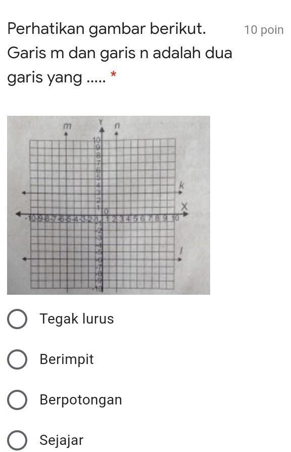 Jawaban paling sesuai dengan pertanyaan 40. Perhatikan Gambar Berikut Garis M Dan Garis N Adalah Dua Garis Yang Brainly Co Id