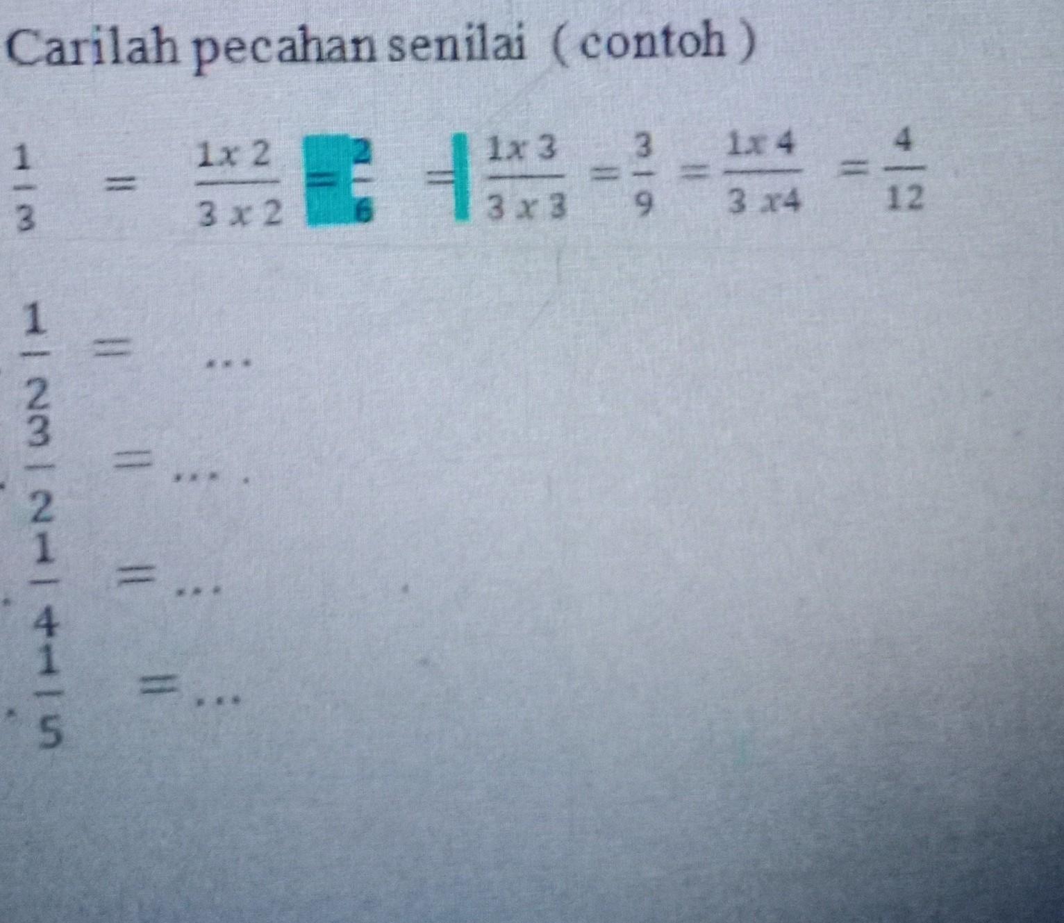 Cara Mudah Perkalian Bilangan Asli Dengan Pecahan Biasa 4 12 2.