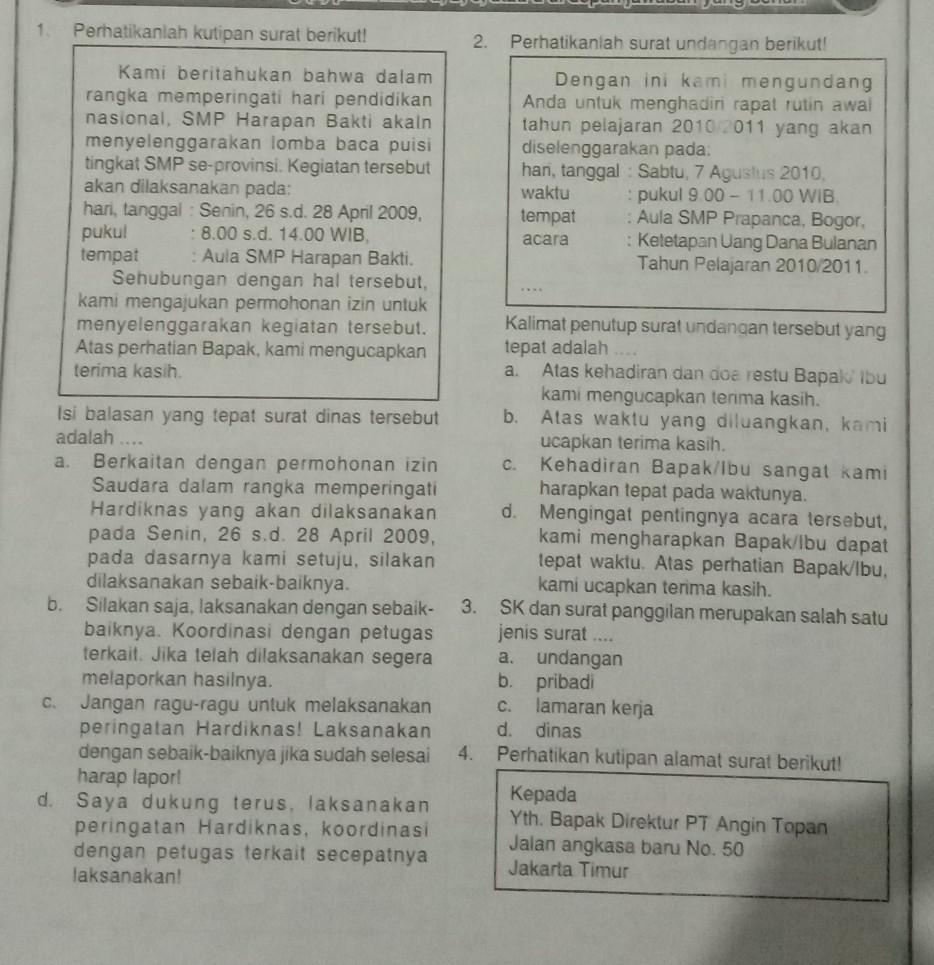Cara Menulis Tembusan Surat Yang Baik Dan Benar 