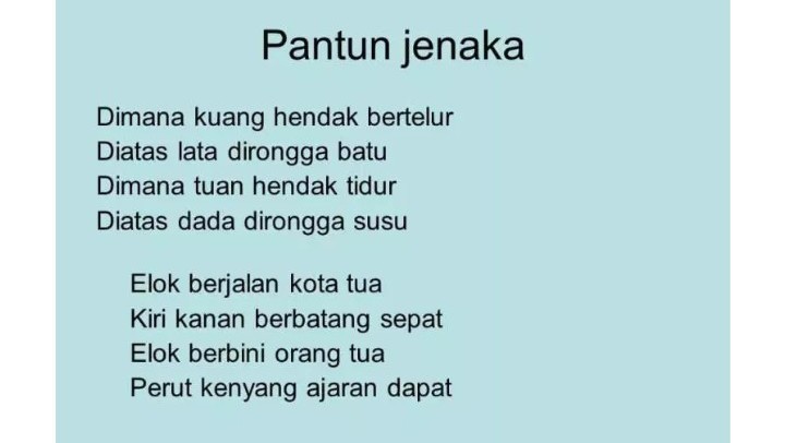 Contoh pantun keempat di atas terdiri dari dua bait. Pantun 2 Bait Kata Kata Cinta