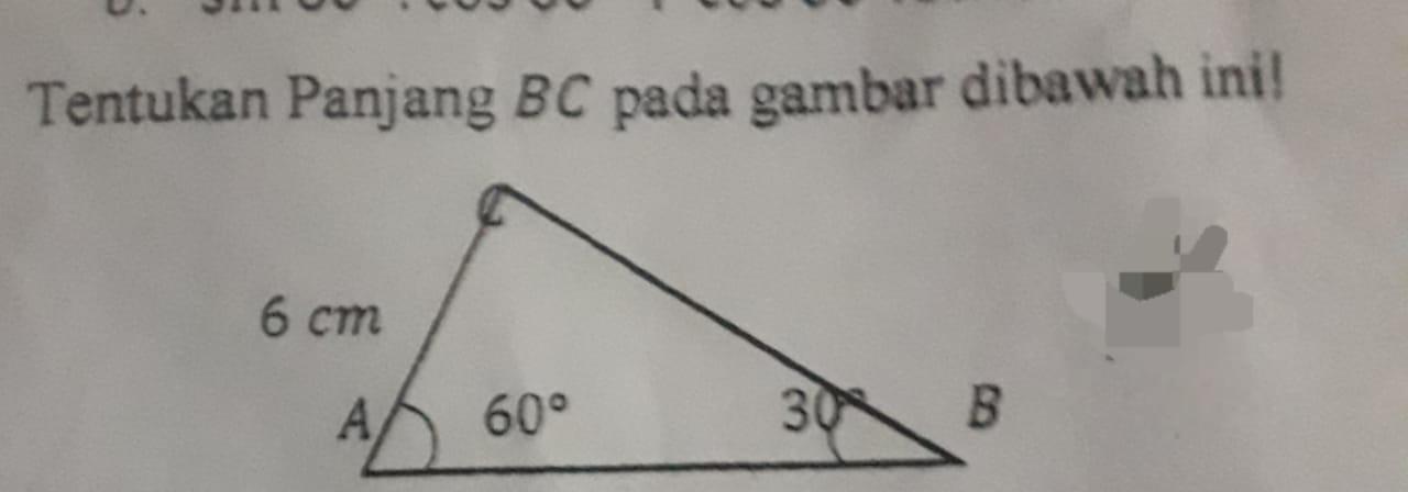 Dari lima kali kuis statistika, seorang mahasiswa. tentukan panjang BC pada gambar dibawah ini - Brainly.co.id