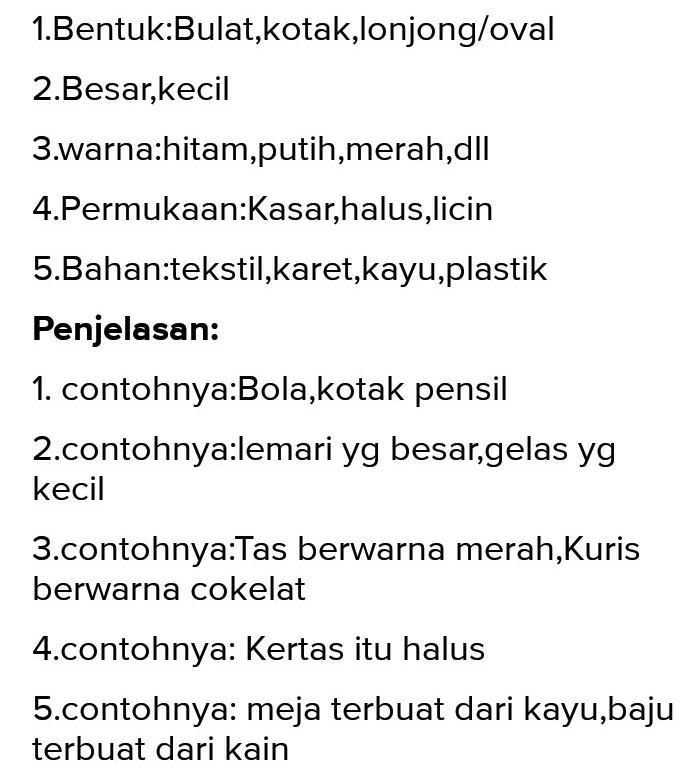 Benda yang permukaan halus dan kasar. Benda Benda Di Sekitarmu Dapat Dikenal Yaitu Mempunyai Ciri Ciri Berikut Ini 1 Bentuk Benda Brainly Co Id