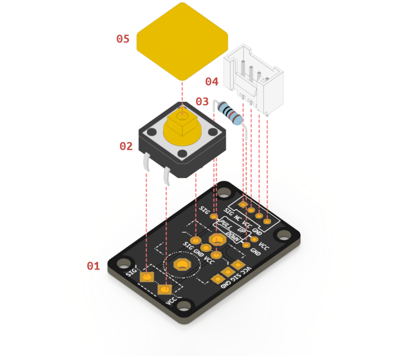 Tactile Switch Connected Interaction Kit - Download Elegant City Design | HD