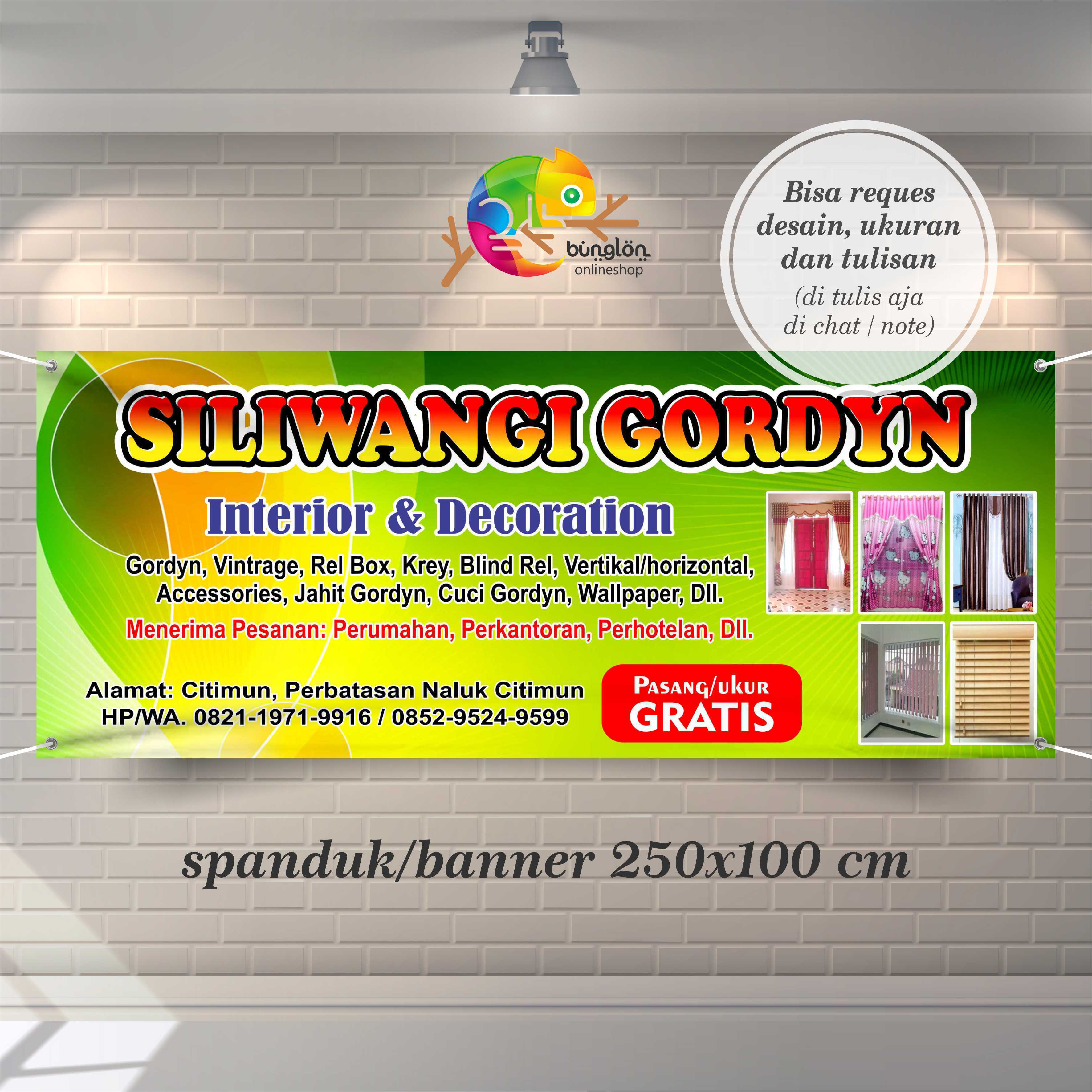 Contoh spanduk toko baju muslim desain spanduk keren sumber . Spanduk Banner Toko Gordyn Usaha Gorden Lazada Indonesia