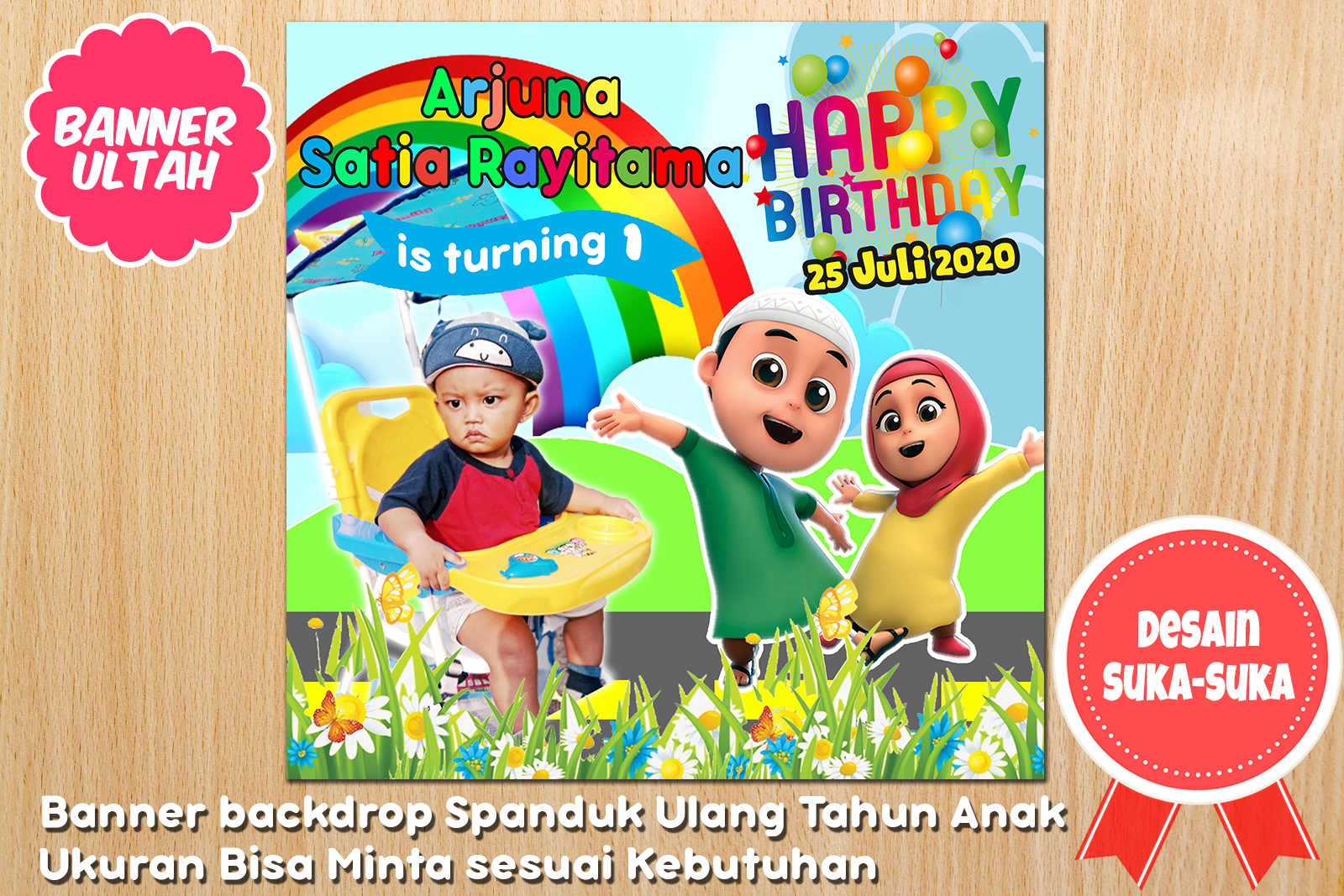 Hari ulang tahun kemerdekaan atau biasa kita sebut hut ri yang ke 73 tahun 2018 ini sebentar lagi. Spanduk Banner Ultah Custom Gambar 1 X 1 Meter Banner Backdrop Ulang Tahun Anak Foto Anak Background Ulang Tahun Wallpaper Ultah Perlengkapan Pesta Dekorasi Ultah Lazada Indonesia
