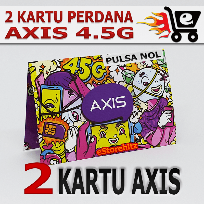 Grosir 2 Pcs Kartu Perdana Axis 4 5g Bisa Registrasi Nasional Masa Berlaku Sd 31 Maret 2021 Lazada Indonesia