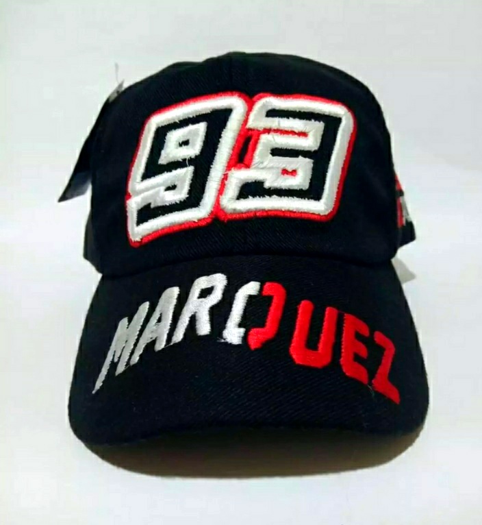 Everegreens Topi Racing Marc Marques 93 Hitam Asli Yamaha Topi Distro Motogp Model Terbaru