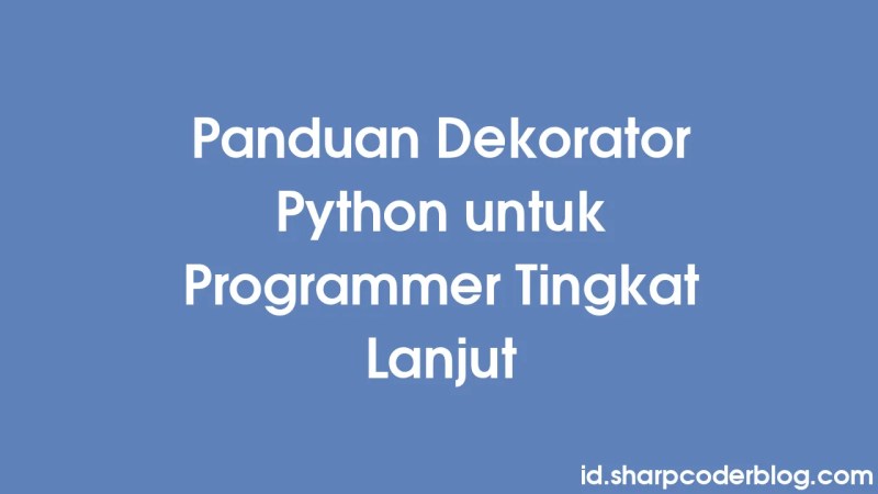 Pengantar Metakelas Di Python 3 Sharp Coder Blog - Download Professional Nature Design | Mobile